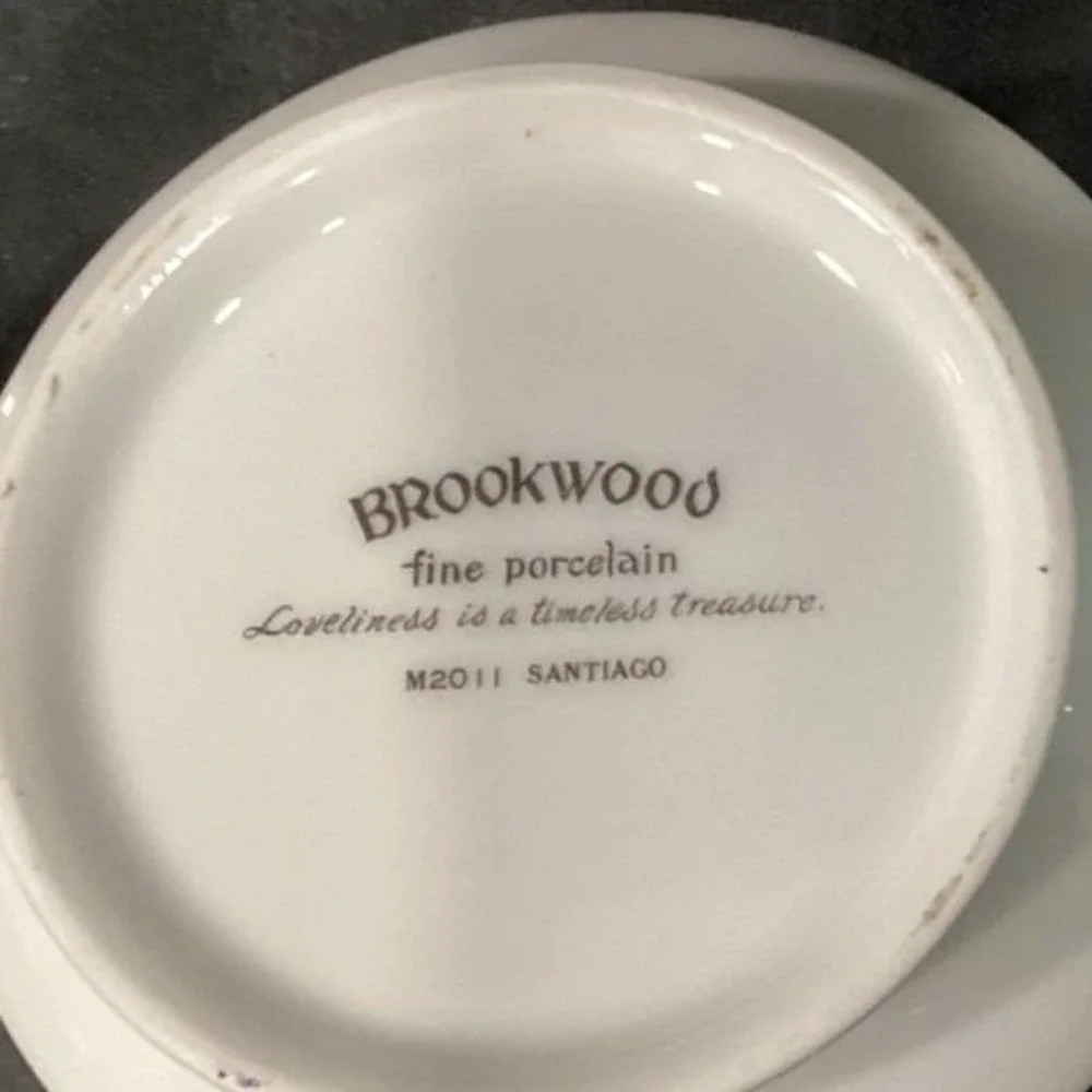 Brookwood Porcelain by Interpace‎ Corporation M2001 Santiago Creamer & Sugar